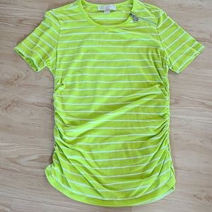 MICHAEL KORS stripped shirt with side zipper